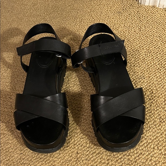 Cole Haan black sandals Size 8.5 - Picture 1 of 5